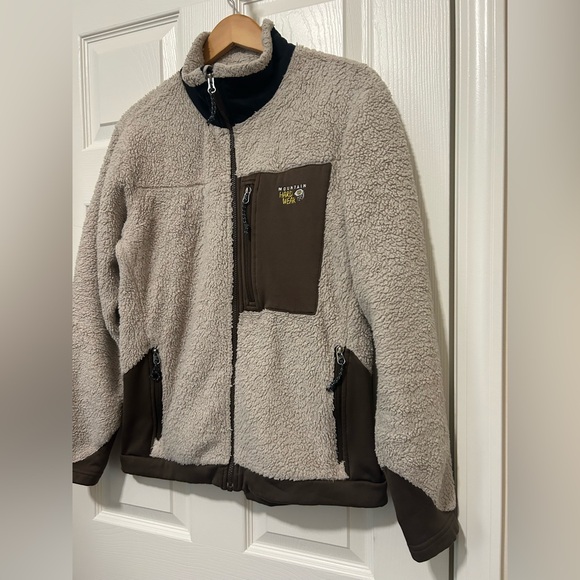 Mountain Hardwear Beige and Brown Fleece Jacket - Picture 2 of 6